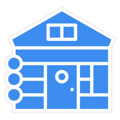 Vector Design Cottage Icon Style