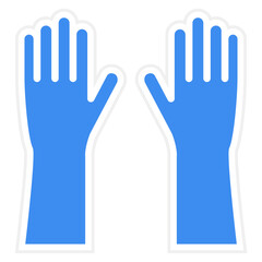 Vector Design Gloves Icon Style