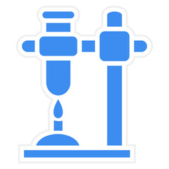 Vector Design Beaker Stand Icon Style