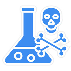 Vector Design Poison Chemical Icon Style