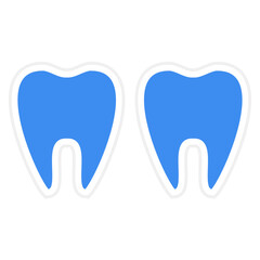 Vector Design Teeth Icon Style