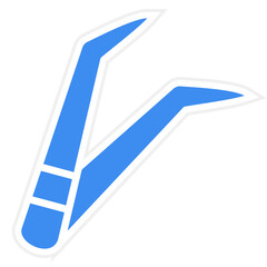 Vector Design Tweezers Icon Style