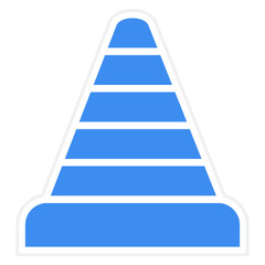 Vector Design Cone Icon Style