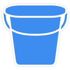 Vector Design Water Bucket Icon Style