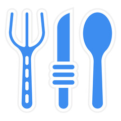 Vector Design Cutlery Icon Style