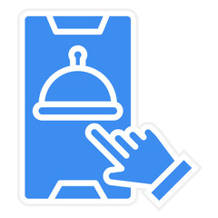 Vector Design Online Order Icon Style