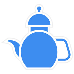 Vector Design Tea Pot Icon Style