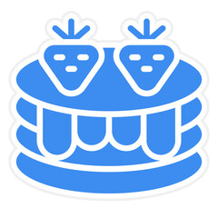 Vector Design Pancake Icon Style