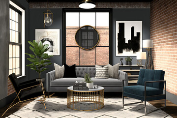 modern living room, living room couch, living room with people, living room with fireplace, living room tv, family room wall, living room decor, conference room wall, generative ai tool