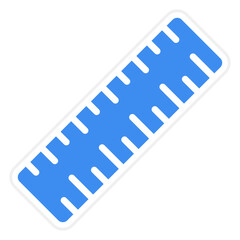 Vector Design Ruler Icon Style