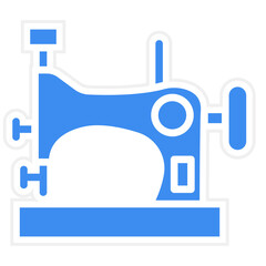 Vector Design Sewing Machine Icon Style