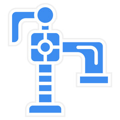 Vector Design Hand Pump Icon Style