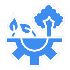 Vector Design Green Technology Icon Style