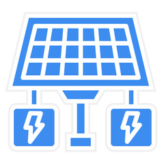 Vector Design Solar Power Icon Style