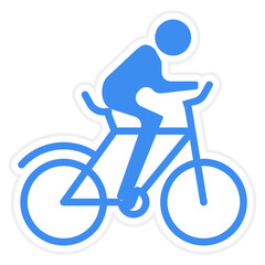 Obraz premium Vector Design Cycling Icon Style