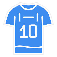 Vector Design Football Jersey Icon Style