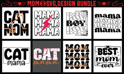 Mom cut file Bundle, Mother's day SVG, Mom SVG Cut File Women's cut file quotes, Mother’s day Cut Files for Cutting Machines like Cricut and Silhouette