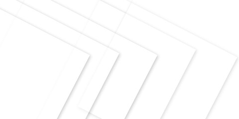 Abstract background with lines white color and vector with geometric design in illustration .soft shadow on neutral light whit textured background.3d architecture pattern design . white paper texture	