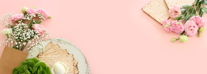 Pesah celebration concept (jewish Passover holiday)