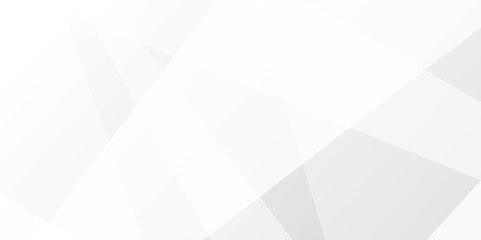 Abstract background with white and gray background with triangles shape texture, Geometry shine and layer element vector for presentation design. Decorative web layout or poster, banner design etc .	
