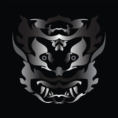 Abstract Tiger logo illustration template design