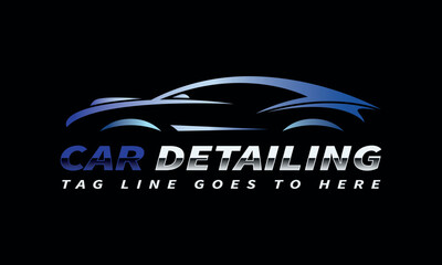 Car logo, auto detailing logo, automotive logo, Sports vehicle vector illustration, sports vehicle icon	