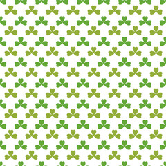 Green clover seamless pattern