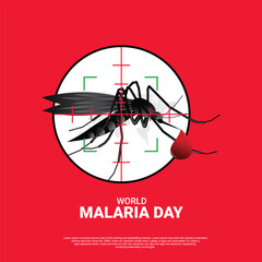 world malaria day poster design