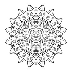 Creative luxury of mandala illustration