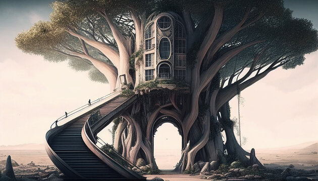 AI generates illustrations creative construction