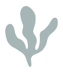 Leaf shape matisse style