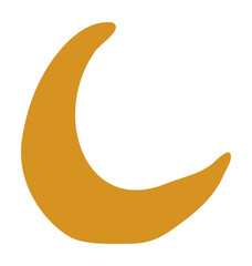 Crescent moon shape matisse style
