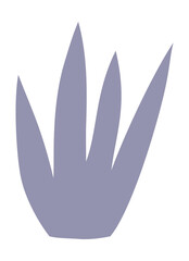 Leaf shape matisse style