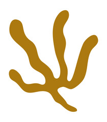 Leaf shape matisse style