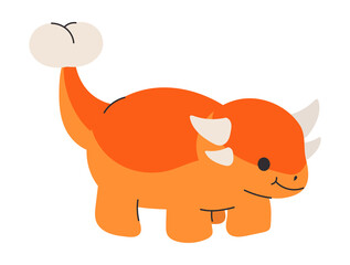 Cute dinosaur vector