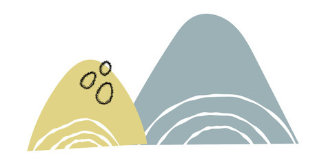 Mountain element vector