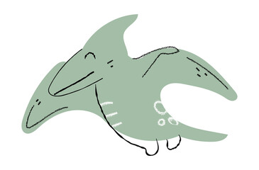 Cute dinosaur vector