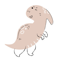 Cute dinosaur vector