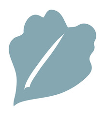 Leaf shape matisse style