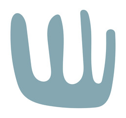 Leaf shape matisse style