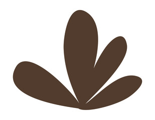 Leaf shape matisse style