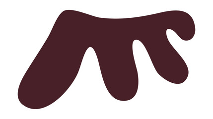 Leaf shape matisse style