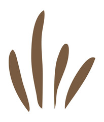 Leaf shape matisse style