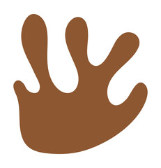 Leaf shape matisse style