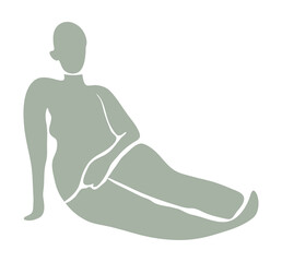 Female nude posture matisse style