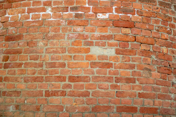 many red color brick wall background