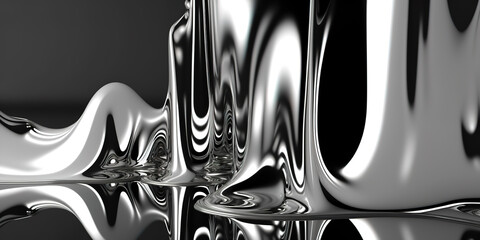 glam metal texture, chromed texture, liquid chromed, metalic