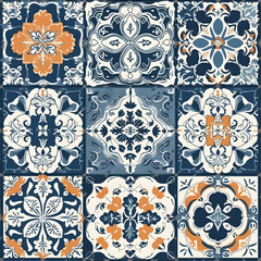 Arabic Tile Seamless Pattern Design