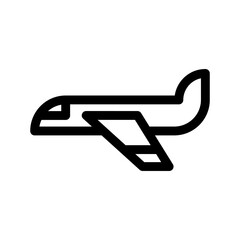 aircraft icon or logo isolated sign symbol vector illustration - high-quality black style vector icons
