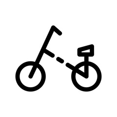 bicycle icon or logo isolated sign symbol vector illustration - high-quality black style vector icons
